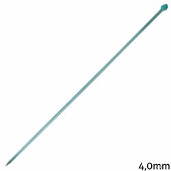 Agulha de Trico de Plastico Luli 4mm Azul 1 Par
