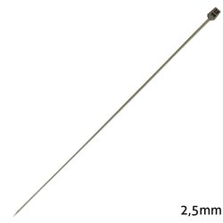 Agulha de Trico de Aluminio Luli 2,5mm 35cm 1 Par