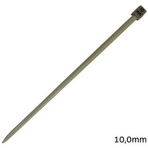 Agulha de Trico de Aluminio Luli 10mm 35cm 1 Par