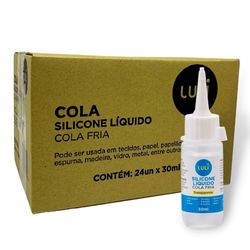 Kit de Colas de Silicone Liquido Luli 30ml 24un