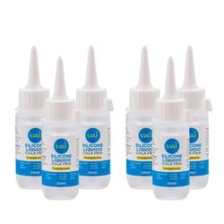 Kit de Colas de Silicone Liquido Luli 30ml 6un