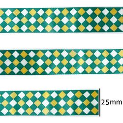 Fita Gorgurao Estampada Lulitex 25mm Rolo com 10 Metros