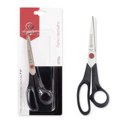 Tesoura Multiuso Ponto vermelho Mundial 662-7N 19cm