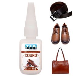 Cola para Couro Tek Bond Tubo com 20 Gramas