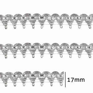 Passamanaria Metalizada Luli 17mm 8139 Peca com 10 Metros