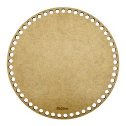 Fundo de Bolsa Redondo em MDF 25x25cm