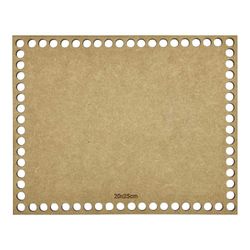 Fundo de Bolsa Retangular em MDF 20x25cm