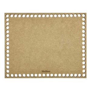 Fundo de Bolsa Retangular em MDF 20x25cm