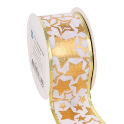 Fita Natalina Aramada Luli LU-136 50mm Rolo com 9,14 Metros
