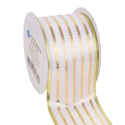 Fita Natalina Aramada Luli LU-138 63mm Rolo com 9,14 Metros