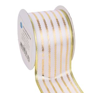 Fita Natalina Aramada Luli LU-138 63mm Rolo com 9,14 Metros