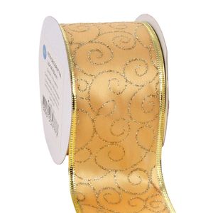 Fita Natalina Aramada Luli LU-140 63mm Rolo com 9,14 Metros