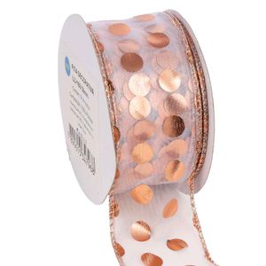 Fita Natalina Aramada Luli LU-168 50mm Rolo com 9,14 Metros