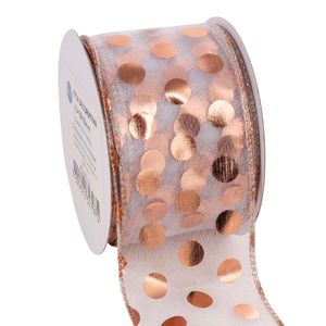 Fita Natalina Aramada Luli LU-168 63mm Rolo com 9,14 Metros