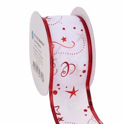 Fita Natalina Aramada Luli LU-130 50mm Rolo com 9,14 Metros