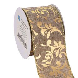 Fita Natalina Aramada Luli LU-169 63mm Rolo com 9,14 Metros