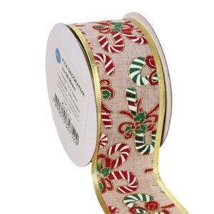 Fita Natalina Aramada Luli LU-38 50mm Rolo com 9,14 Metros