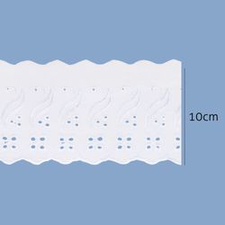 Bordado de Poliester Luli 1002 10cm Peca com 13,7 Metros