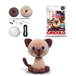 Kit Amigurumi Caes e Gatos Circulo