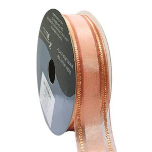 Fita de Cetim Lux Gold Lulitex 25mm Rolo com 10 Metros
