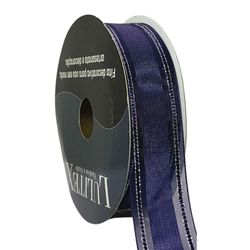 Fita de Cetim Lux Silver Lulitex 25mm Rolo com 10 Metros