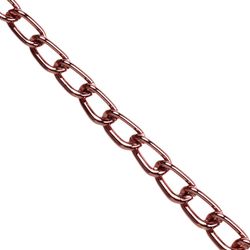 Corrente de Aluminio Luli LU31 7,2mm Rolo com 40 Metros