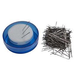 Alfinete de Aco com Almofada 35mm Caixinha com 25 Gramas