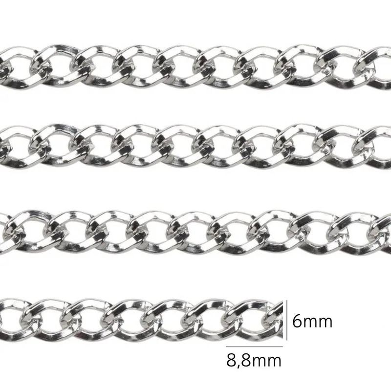 Corrente-de-Aluminio-Luli-LU28-88mm-Rolo-com-40-Metros