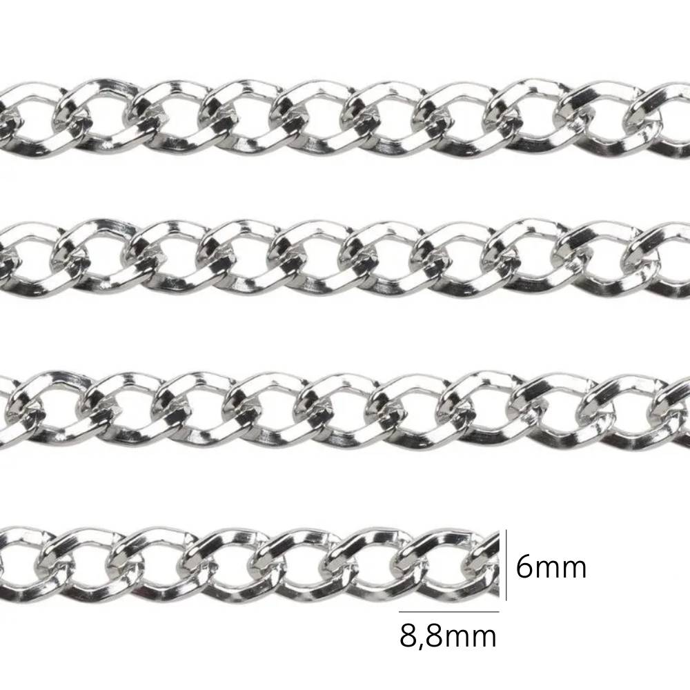 Corrente-de-Aluminio-Luli-LU28-88mm-Rolo-com-40-Metros