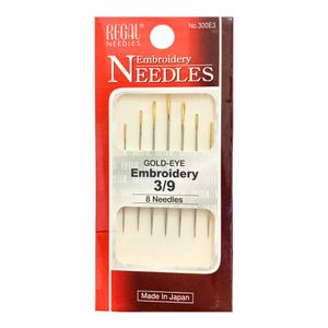 Kit de Agulhas de Mao para Bordar 3/9 Lulitex Blister com 8un