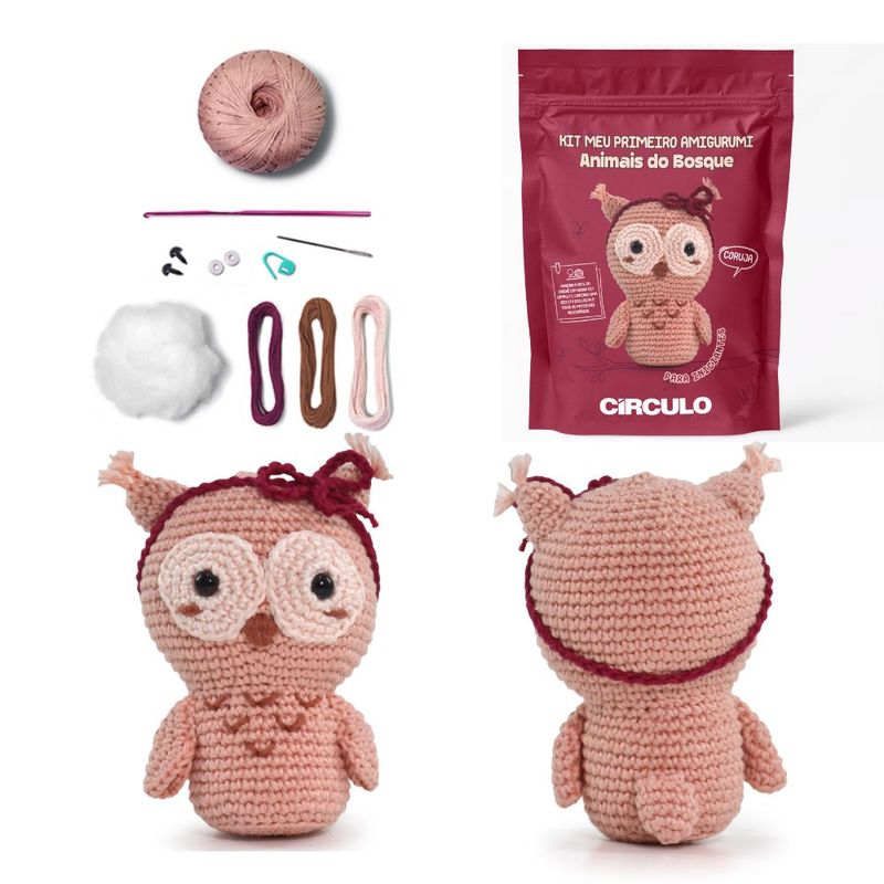 Kit-Meu-Primeiro-Amigurumi-Animais-do-Bosque-Circulo-Coruja-1