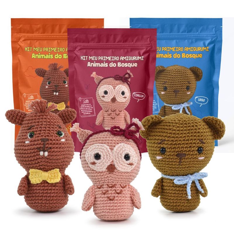 Kit-Meu-Primeiro-Amigurumi-Animais-do-Bosque-Circulo