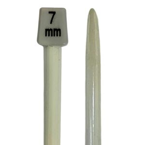 Agulha de Trico de Aluminio Luli 7mm com 25cm 1 Par