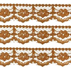 Renda de Nylon Rigida 1,6cm 12054 Aquarela Rolo com 50 Metros