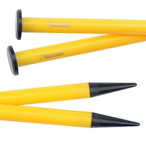 Agulha de Trico de Plastico Aquarela 9,0mm 48cm 1 Par