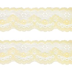 Renda de Nylon Rigida 4,3cm 12093 Aquarela Rolo com 50 Metros