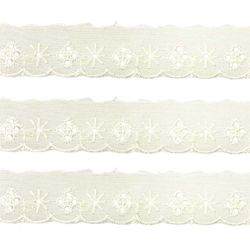 Bordado de Poliester Lulitex 2564 2,5cm Peca com 13,7 Metros