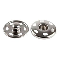 Colchete de Pressao de Latao Lulitex 6mm 6 Cartelas com 24un