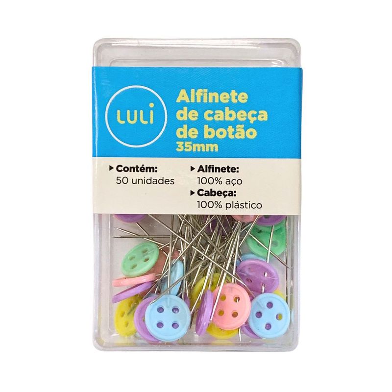 Alfinete-Cabeca-de-Botao-Luli-35cm-pacote-com-50-unidades