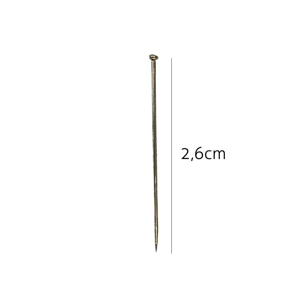 Alfinete-Cabeca-N°24-26cm-Luli-Caixa-com-500-Gramas