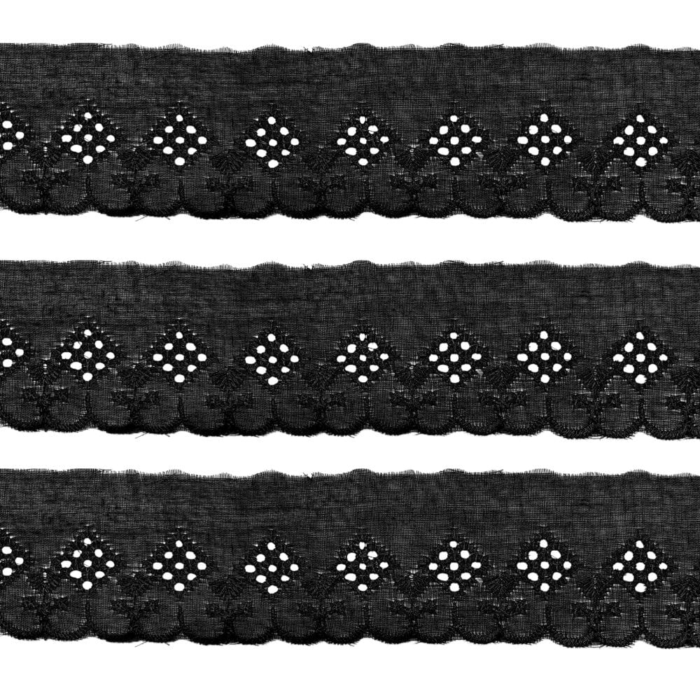 Bordado-de-Poliester-Luli-5010-5cm-Peca-com-137-Metros-Preto