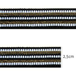 Elastico Club Lux 2,5cm Rolo com 10 Metros