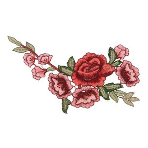 Aplicacao de Flor 26x19cm GZS0454 Pacote com 5un