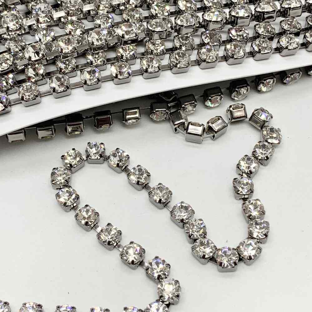 Corrente-de-Strass-Asfour29-Pedra-de-632mm-Rolo-com-10-Metros-