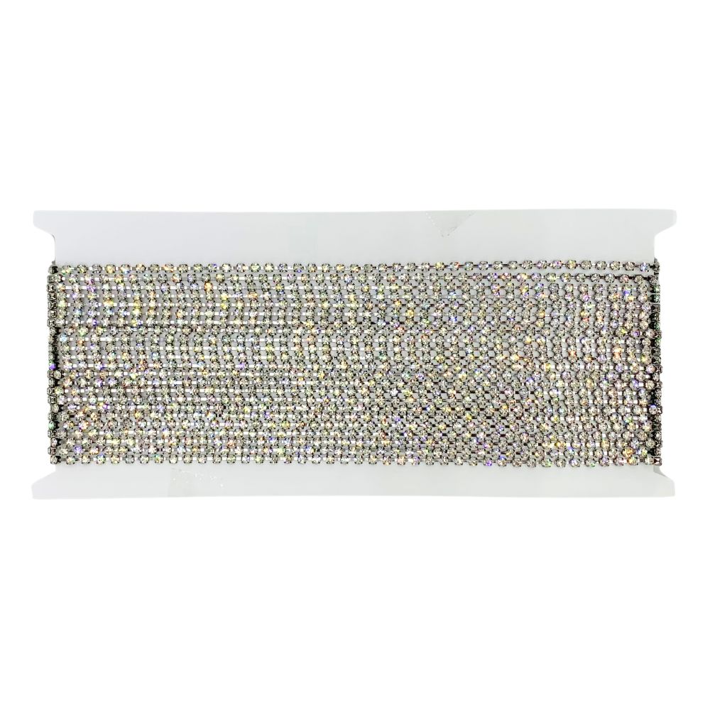 Corrente-de-Strass-Asfour12-Pedra-de-32mm-Rolo-com-10-Metros-