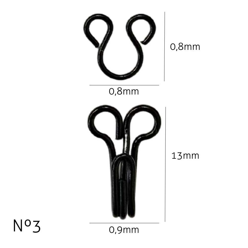 Colchete-de-Gancho-Luli-N3-Cartela-com-24un