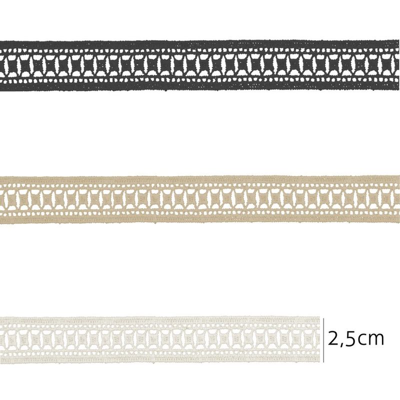 Renda-Guipir-Lulitex-25cm-RGPE7250-Peca-com-146-Metros