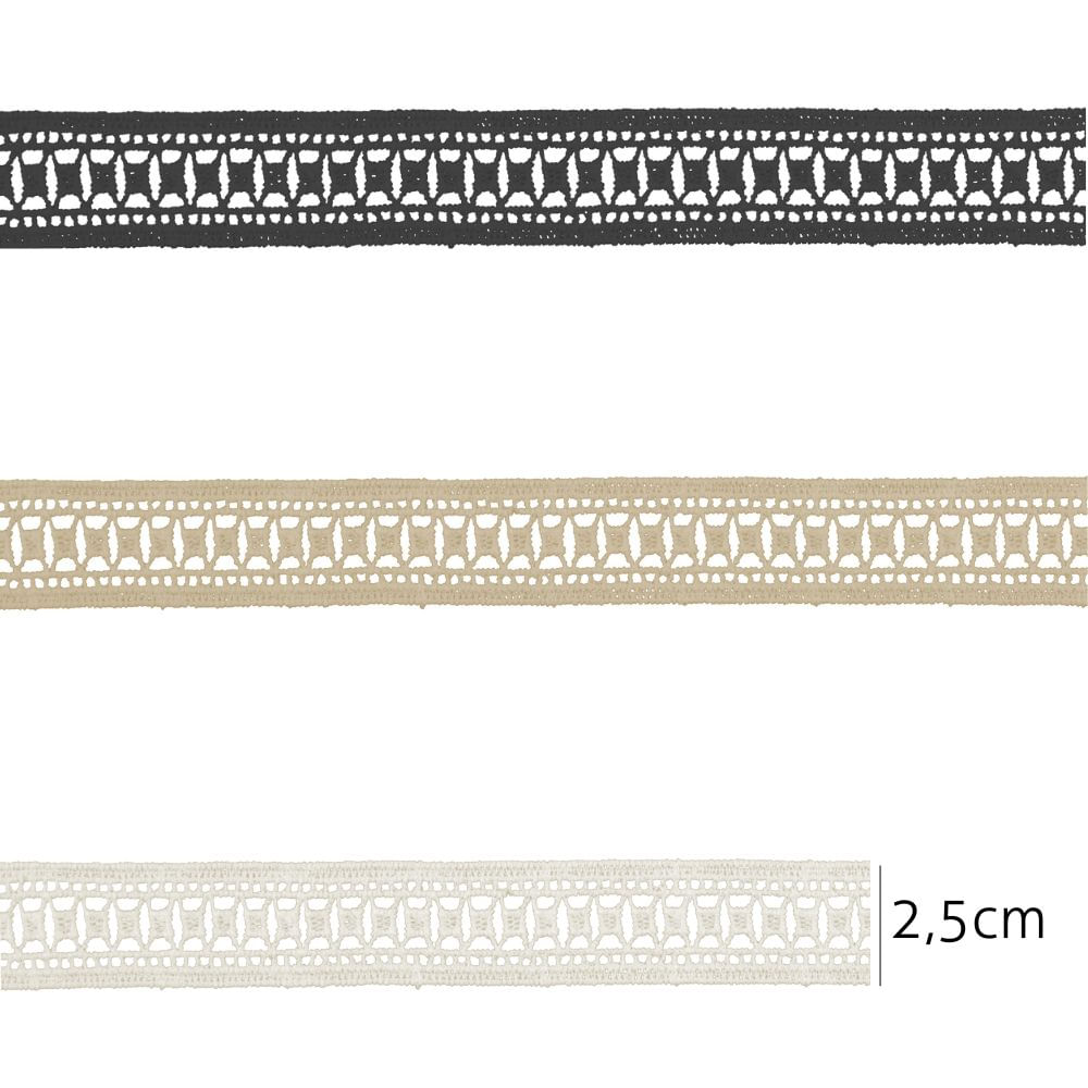 Renda-Guipir-Lulitex-25cm-RGPE7250-Peca-com-146-Metros