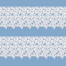 Renda Guipir Lulitex 14cm RGPE9409 Peca com 14,6 Metros