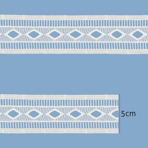 Renda Guipir Lulitex 5cm RGPE0310 Off White Peca com 20,2 Metros